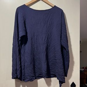 Babette SF pleated top Med